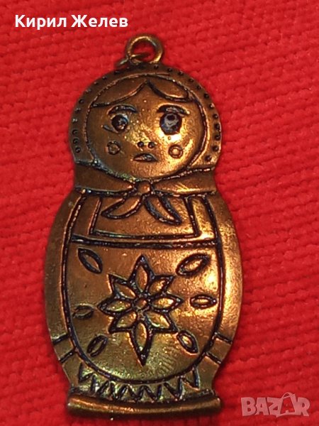 МЕСИНГОВА МАТРЬОШКА АРТ ВИСУЛКА УКРАШЕНИЕ 15367, снимка 1