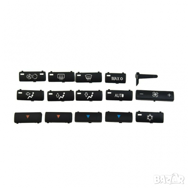 комплект копчета бутони за климатик климатроник BMW X5 E53 E39, снимка 1