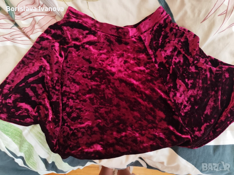 Комплект плюшен велур от три части, уникален секси и много удобен, снимка 1