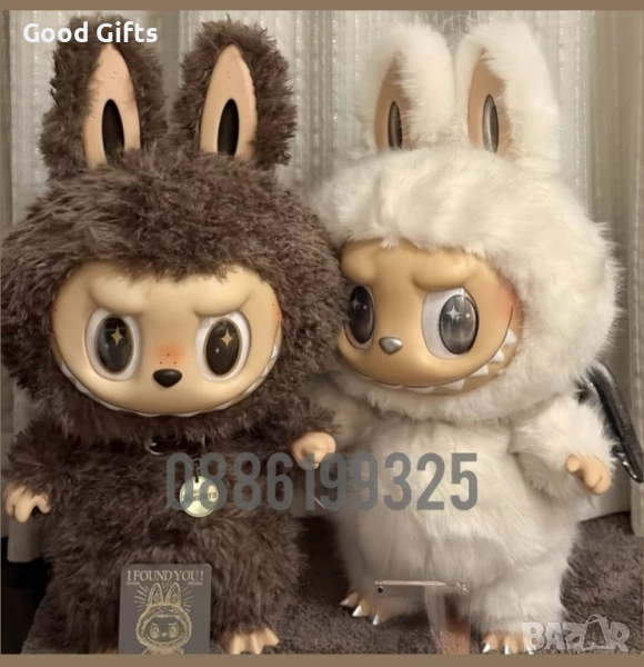 Labubu Zimomo The Monsters, 40см Голямо Лабубу Зимомо, снимка 1