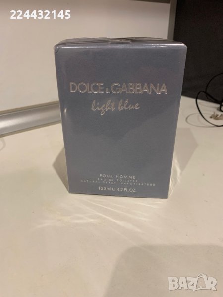 dolce gabbana light blue 125ml EDT Barcode , снимка 1