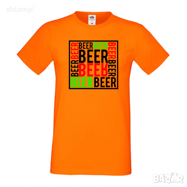 Мъжка тениска Beer Beer Beer Beer,Бира,Бирфест,Beerfest,Подарък,Изненада,Рожден Ден, снимка 1