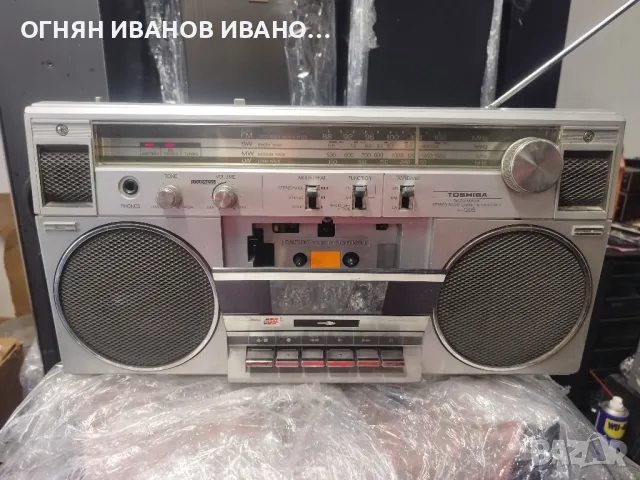 Toshiba RT-120S Boombox Ghetto Blaster Radio Cassette , снимка 1