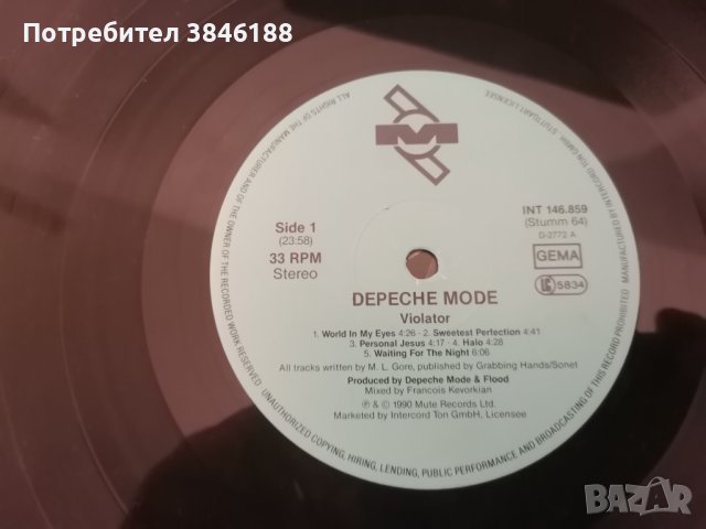 Depeche Mode – Violator, снимка 7 - Грамофонни плочи - 42419611