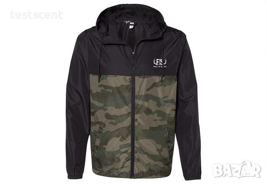Мъжка ветровка MountainMan Lightweight Windbreaker – Forest Camo/Black – черен/камуфлаж Размер L, снимка 3 - Якета - 52966242
