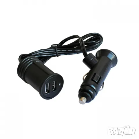 Разклонител за запалка с 2 USB порта