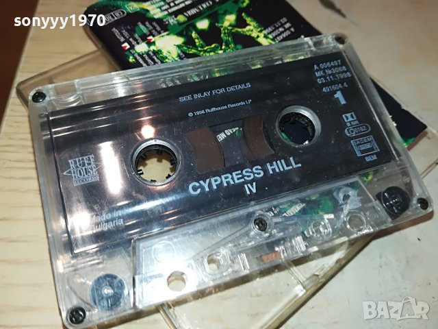 CYPRESS HILL-ORIGINAL TAPE 0506231325, снимка 12 - Аудио касети - 40974808
