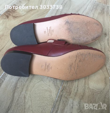 Оригинални Valentino Garavani Donna Rockstud Leather Moccassines Размер 38, снимка 6 - Дамски елегантни обувки - 41968765