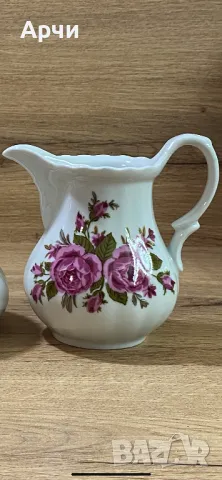 Баварски порцеланов сервиз за кафе -WUNSIEDEL Bavaria, снимка 6 - Сервизи - 47321497