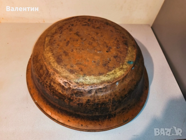 Бакърена тава с НАДПИС , снимка 10 - Антикварни и старинни предмети - 52541297