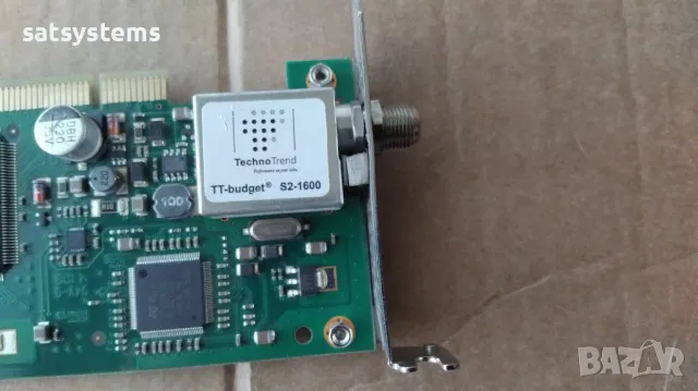 PCI DVB-S/S2 Tuner Card TechnoTrend TT-budget S2-1600 LP , снимка 7 - Други - 47841053