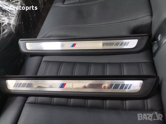 НОВ К-т Sport Салон BMW i4 G26 M50 Черна Кожа Сив Шев Leather Vernasca MAH7, снимка 12 - Части - 41539119