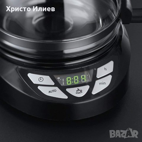 Кафе машина Кафемашина Russell Hobbs със стъклена кана и таймер, снимка 2 - Кафемашини - 41599542
