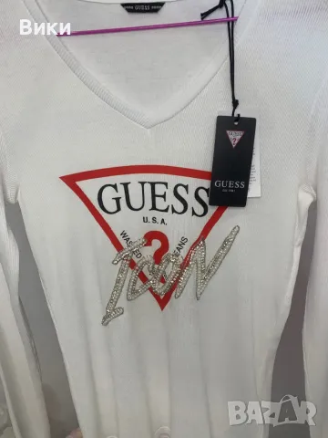 Оригинална блуза на Guess размер М, снимка 4 - Блузи с дълъг ръкав и пуловери - 49600605