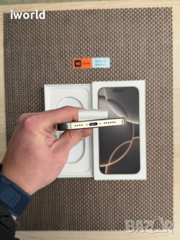 100% Батерия❗iPhone 16 Pro MAX лизинг от 34€ на мес Natural Titanium❗️256GB❗️, снимка 8 - Apple iPhone - 53045412