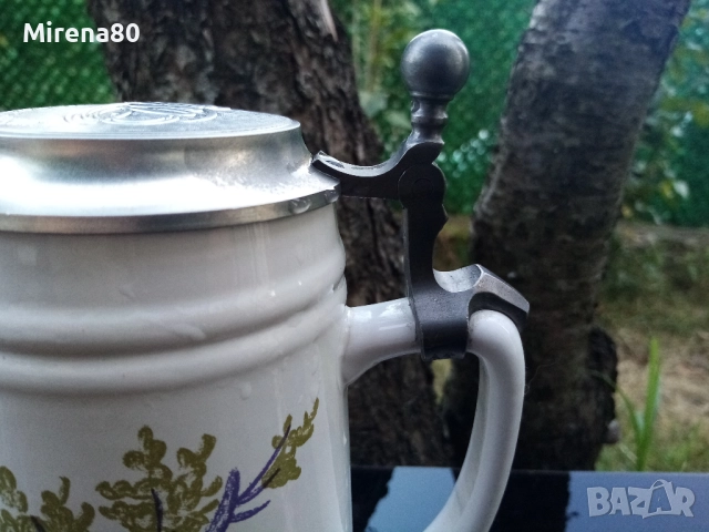 Немска халба за бира - за ловджии !, снимка 5 - Антикварни и старинни предмети - 51441665