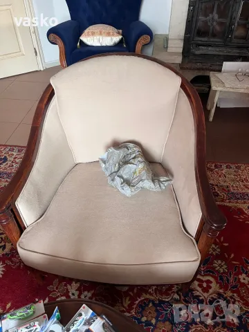 Кресла-дърво,стари, снимка 3 - Дивани и мека мебел - 49343279