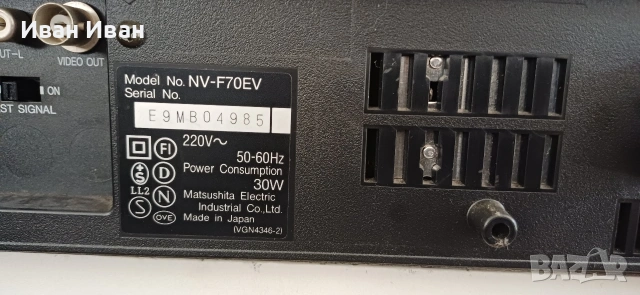 Panasonic NV-F70 HQ, снимка 6 - Декове - 53837528