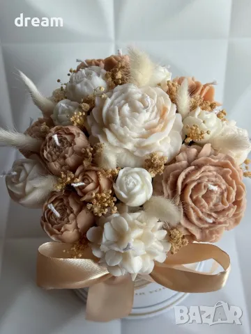 Букет от ароматни соеви свещи, снимка 12 - Подаръци за жени - 45482976