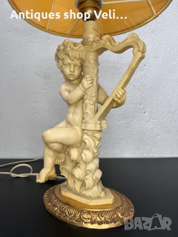 Италианска настолна лампа A. SANTINI №6963 , снимка 7 - Антикварни и старинни предмети - 50432957