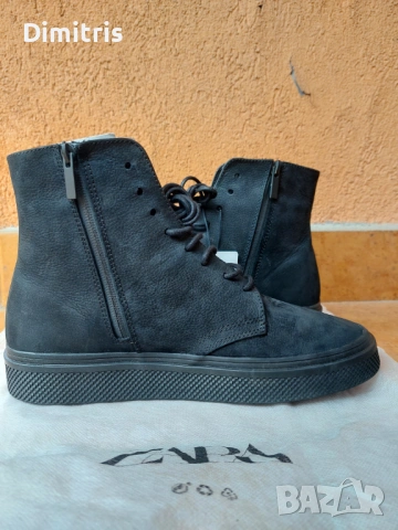 Високи кожени кецове, снимка 5 - Кецове - 53470090