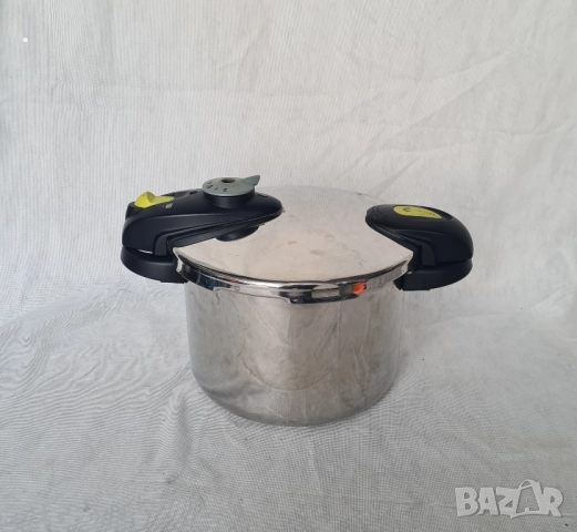 Тенджера под налягане немска в топ състояние, снимка 2 - Съдове за готвене - 51995481