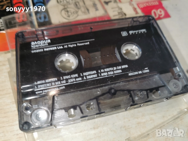 ГЛОРИЯ-ОРИГИНАЛНА КАСЕТА 3112251730, снимка 2 - Аудио касети - 52944869