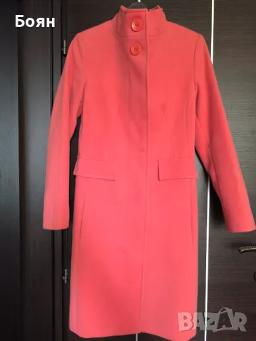   Вталено елегантно дамско палто ANDREWS със скрито закопчаване