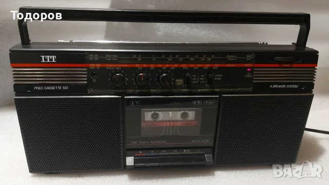 ITT Polo Cassette 512 Stereo Radio Cassette Recorder 