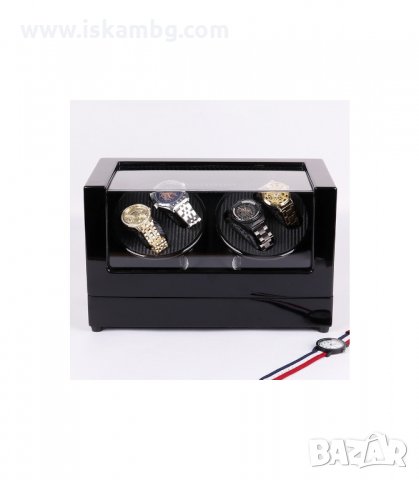 ЛУКСОЗНА КУТИЯ ЗА САМОНАВИВАЩИ ЧАСОВНИЦИ ЗА 4 БРОЯ - код 2176, снимка 5 - Други - 33947954