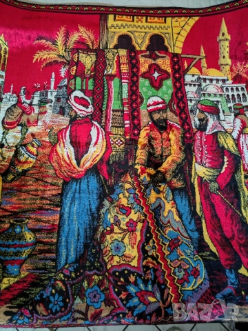 Килим, кавьор за стена, ориенталски мотив. , снимка 3 - Декорация за дома - 51798869