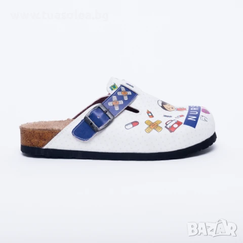 🥁 Намаление - Ортопедични чехли със стелка от естествен велур | Марка Tuasolea, снимка 1