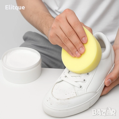 Паста за почистване на бели обувки  