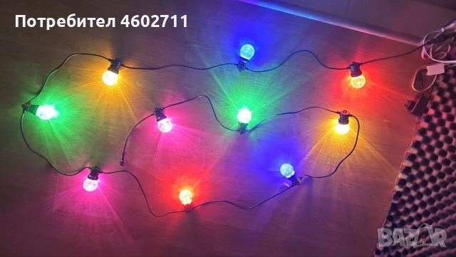 Гирлянд от крушки, снимка 4 - Лампи за стена - 51925752