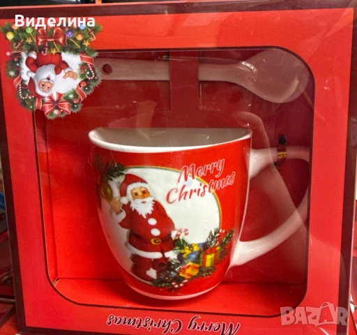 Коледни порцеланови комплекти, снимка 7 - Чаши - 51999089