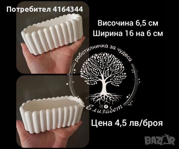 Отливки от керамична смес за свещи и декорации, снимка 4 - Други - 50736490