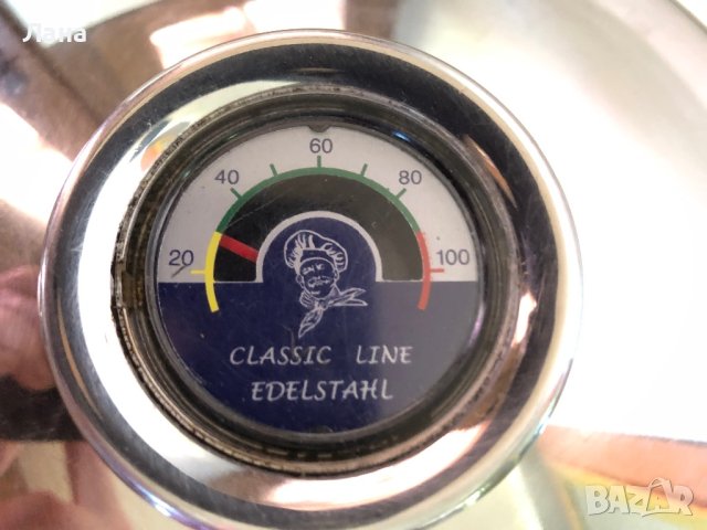 английски Тиган от неръждаема стомана със слоесто дъно и други, снимка 5 - Прибори за хранене, готвене и сервиране - 41778884