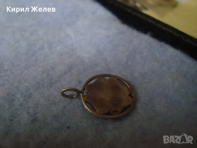 АРТ МЕДАЛЬОН - СРЕБЪРЕН Или ПОСРЕБРЕН - ЧЕТИРИЛИСТНА ДЕТЕЛИНА СТАРА МАЙСТОРСКА ИЗРАБОТКА 26076, снимка 4 - Антикварни и старинни предмети - 36228573
