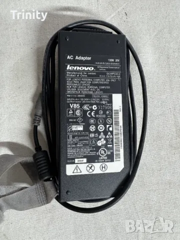 Оригинално Зарядно за лаптоп  Lenovo - 20V / 6.75A / 135W / кръглата букса, снимка 3 - Други - 50053978