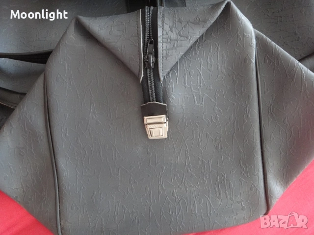 Антики - 2 големи ретро кожени сака / пътни чанти винтидж, снимка 13 - Сакове - 53232729