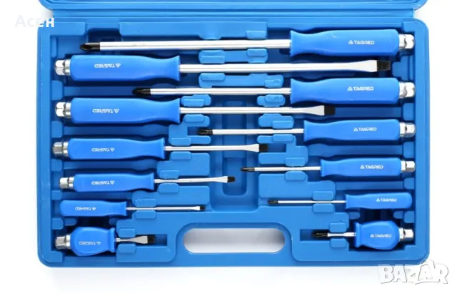 Tagred Комплект професионални ударни отвертки,необходими във всяка работилница,сервиз и автосервиз., снимка 2 - Отвертки - 47660302