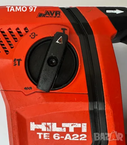 Hilti TE 6-A22 AVR - Акумулаторен перфоратор перфектен!, снимка 3 - Перфоратори - 48274110