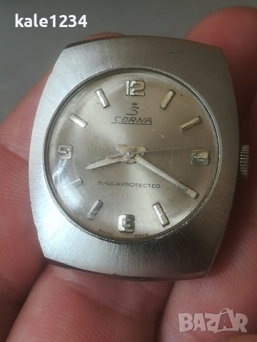 Швейцарски часовник SORNA. Swiss made. Vintage watch. Механичен. Дамски, снимка 7 - Дамски - 42096937
