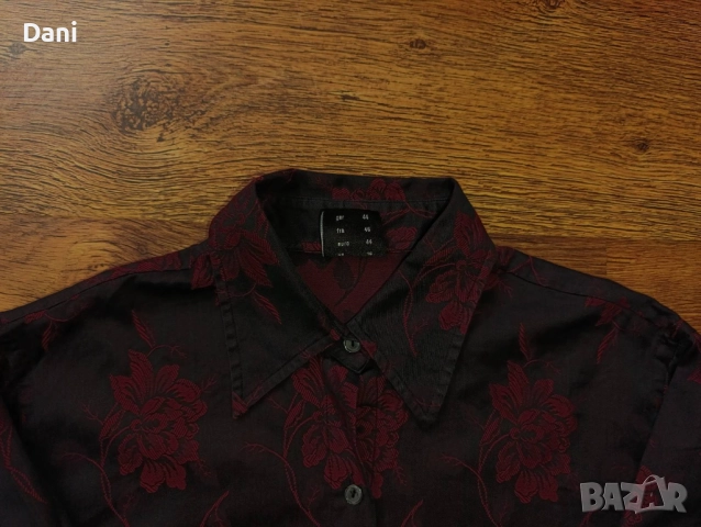 Дамска риза с бродерия рози, снимка 3 - Ризи - 52134945