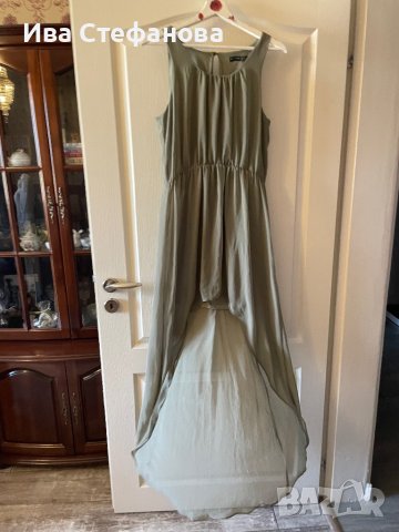Разкошна феерична асиметрична зелена елегантна официална парти шаферска шаферка рокля , снимка 9 - Рокли - 41605643