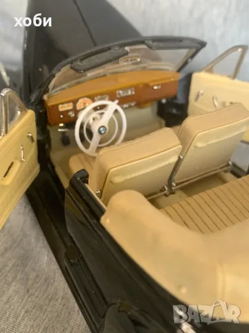 количка  BMW 502 Cabriolet (1955 г.) в мащаб 1:18  Maistо, снимка 6 - Колекции - 55970604