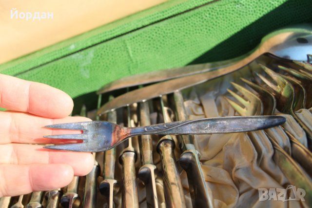 Немски посребрен сервиз за хранене, снимка 13 - Колекции - 39149778