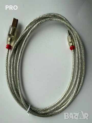 LINDY USB кабел – Тип Mini-A към Mini-B (2 метра) професионален НОВ, снимка 2 - Друга електроника - 53332545