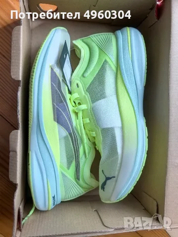 ЧИСТО НОВИ Маратонки с карбонова пластина PUMA Deviate Nitro Elite – размер 37 (23 см)