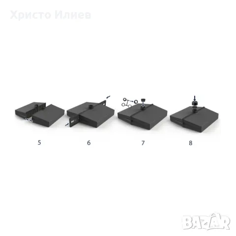 Стойка за чадър Основа за чадър за пълнене Поставка за чадър, снимка 6 - Други - 47706071